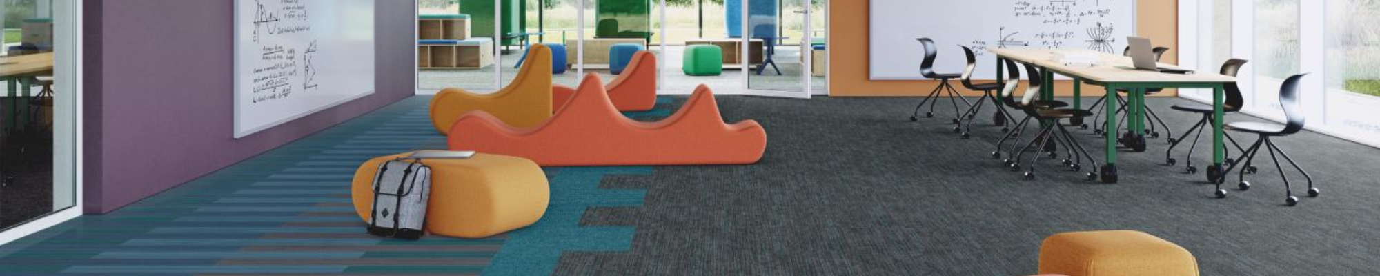 Carpet Tile flooring installed by  Paola Carpet & Flooring | Paola, KS | Carpet-Tile-Hero-2000x400